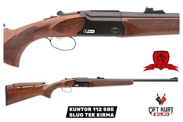 AKDAŞ KUNTOR 112 SBE SLUG TEK KIRMA YİVSİZ AV TÜFEĞİ